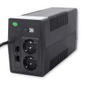 Zasilacz awaryjny UPS Qoltec Monolith LCD 1000VA 600W