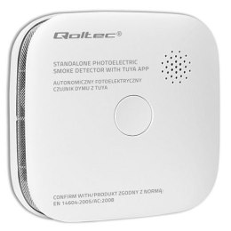 Czujnik dymu z baterią Qoltec