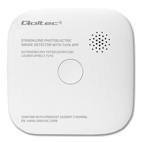 Czujnik dymu z baterią Qoltec