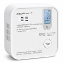 Czujnik tlenku węgla, czadu z baterią i detektorem CO2 Qoltec